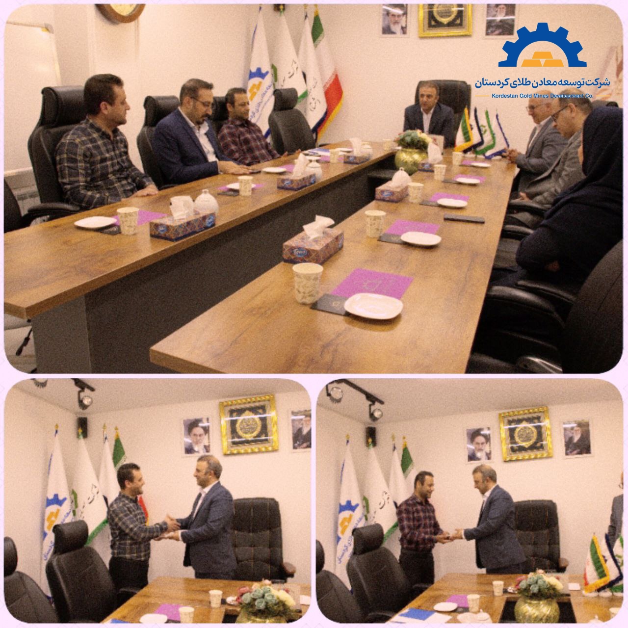 Appreciation of the fortunate colleagues who have daughters at the Saqqez Gold Mines Development Company on the occasion of the birth of Hazrat Masoumeh (PBUH) and Girls